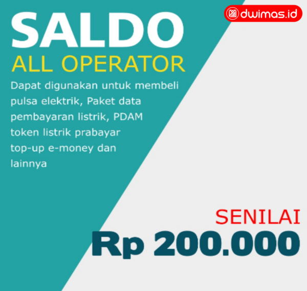 Deposit Saldo Dwimas Mobile 200K