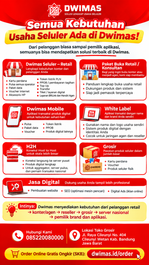 Konter Pulsa Ramai Itu Ada Rahasianya