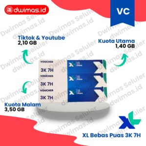 XL Bebas Puas 3K / 7 Hari