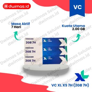 VC XL HotRod XS 7 Hari ( 2 GB / 7 Hari)