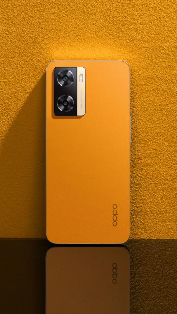 Oppo A77s 8/128 Sunset Orange - Gambar 2