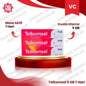 VC Telkomsel 5 GB / 7 H
