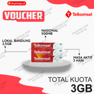 VC Telkomsel 3 GB / 3 Hari