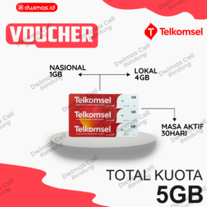 VC Telkomsel 5 GB / 30 Hari