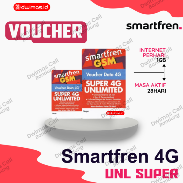 VC Smartfren UNL Super4G (Ori) / 28 Hari