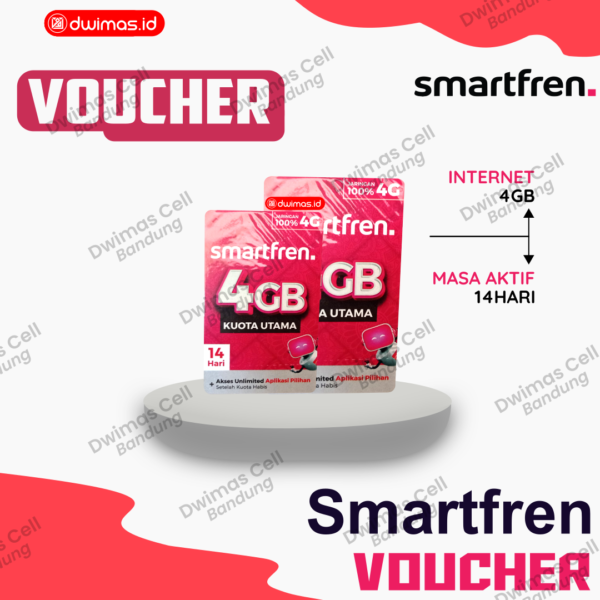 VC Smartfren 4 GB / 14 Hari
