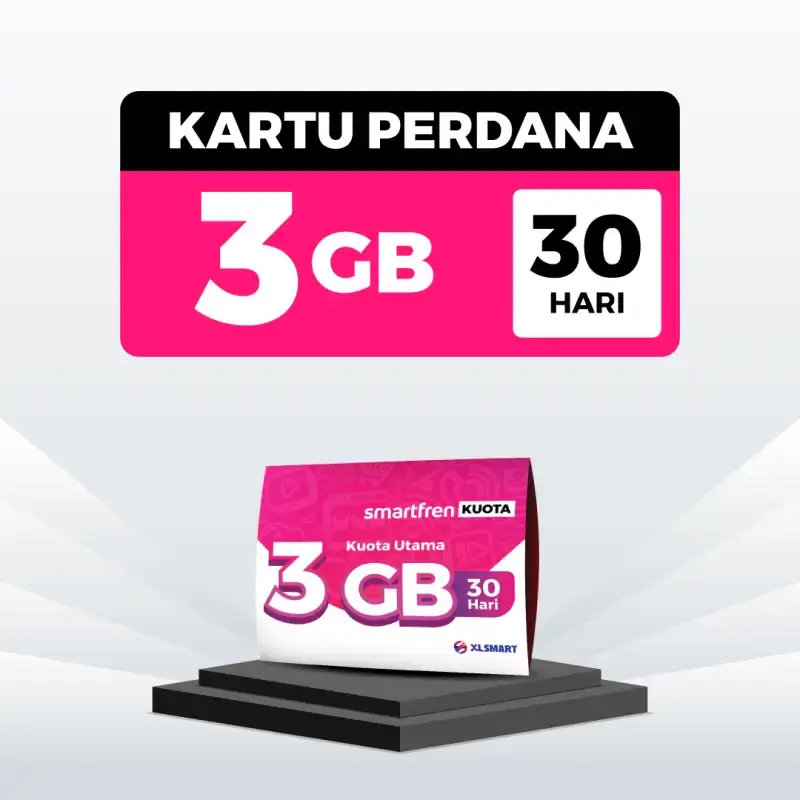SP Smartfren 3 GB / 30 Hari (Ori)
