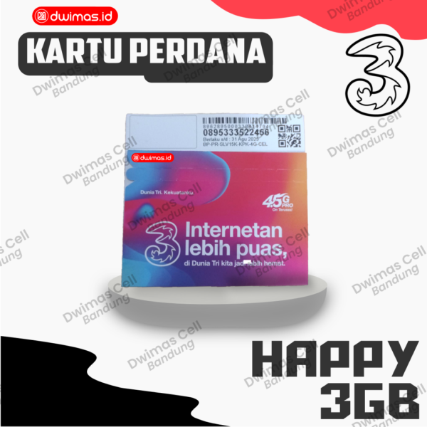 SP TRI Happy 3 GB 30 Hari